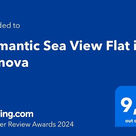 Romantic Sea View Flat In Genova Eksteriør billede