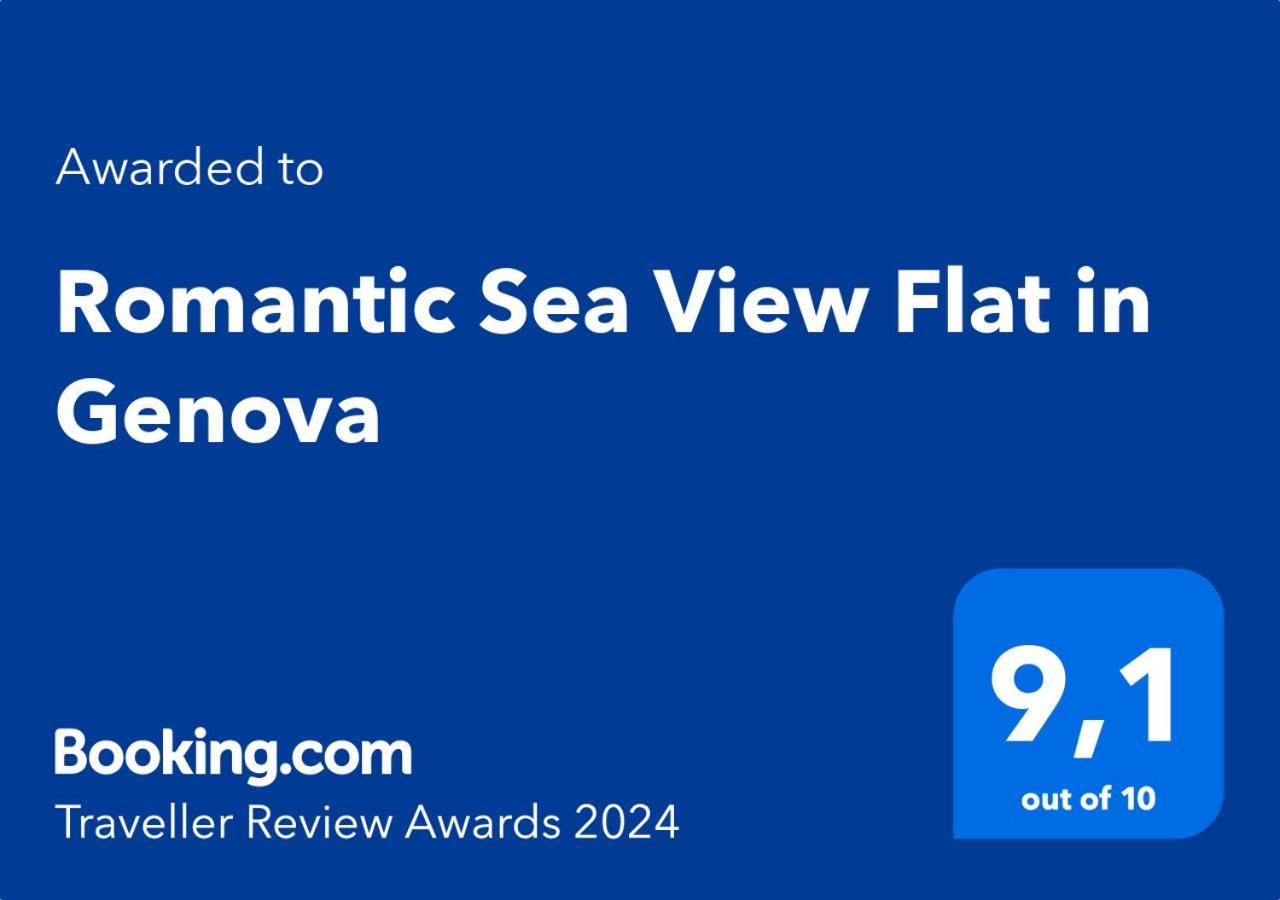 Romantic Sea View Flat In Genova Eksteriør billede